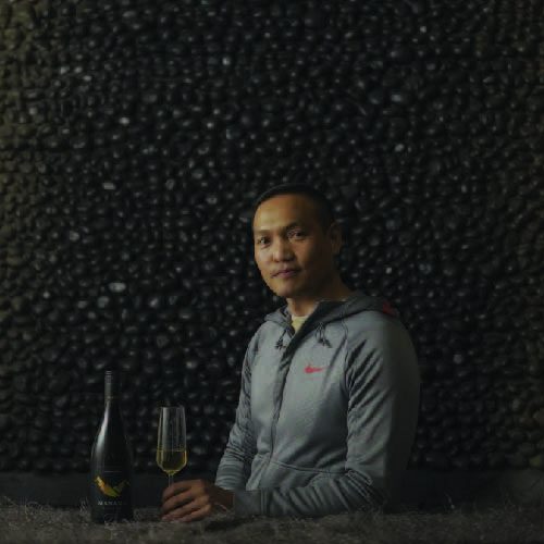 A closeup picture of Yuvraj Gurung, cofounder of manang beverage